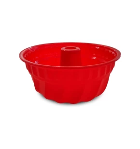 Guardini Juliette Φόρμα Κέικ Gugelhupf Σιλικόνης Ø22cm Κόκκινη - Made in Italy