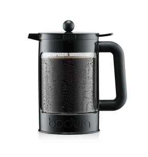 Bodum K11683-01 Bean Σετ Cold Brew με Γυάλινη Κανάτα 1.5L - Μαύρο