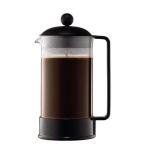 Bodum 1548-01 Brazil Πρέσα Καφέ French Press 8 Φλιτζάνια 1.0L - Μαύρο