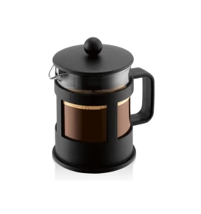 Bodum 1784-01 Kenya Πρέσα Καφέ French Press 4 Φλιτζάνια 0.5L - Μαύρο