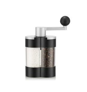 Bodum Columbia 12577-01 Διπλός Μύλος Αλατιού και Πιπεριού με Μανιβέλα - Μαύρο