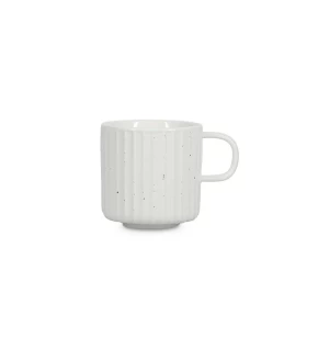 Σετ 4 Φλυτζάνια Salt&Pepper 840045 Cappuccino Ora Gloss 205ml - White Speckled