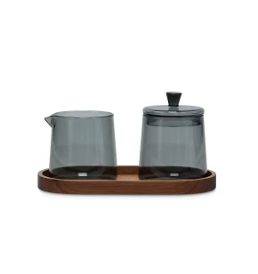 Salt&Pepper 800204 Σετ Γαλατιέρα & Ζαχαριέρα Luma 230ml - Smoked Grey