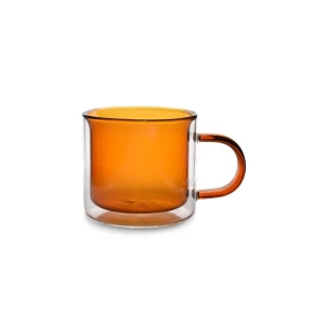 Σετ 2 Κούπες ONA Liv 704115 Double Wall 27cl – Amber Glow