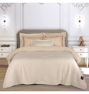 GREENWICH POLO CLUB ΚΟΥΒΕΡΤΑ ΠΙΚΕ 160X240 ESSENTIAL 4456 ECRU