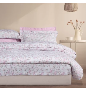 DAS HOME ΣΕΝΤΟΝΙΑ ΣΕΤ ΥΠΕΡΔΙΠΛΑ EXECUTIVE 1724 LIGHT GREY, PINK