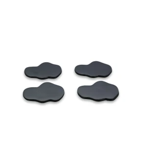 Salt&Pepper 824752 Σετ 4 Σουβέρ Charm Organic 10x9.5cm - Black