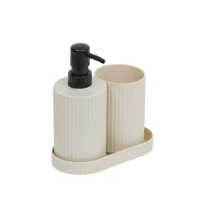 Σετ Αξεσουάρ Μπάνιου 3 Τεμαχίων 5five – Dispenser, Ποτήρι & Δίσκος 214781A