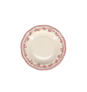 Salt&Pepper 803372 Πιάτο Βαθύ Cyril 23cm - Burgundy Floral Porcelain