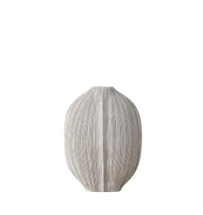 Βάζο Espiel FIK458 Ανάγλυφο Οβάλ 30cm από Polyresin