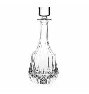 Κρυστάλλινη Καράφα RCR Adagio 1000ml με Πώμα - Made in Italy