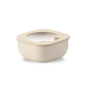 Guzzini Store&More Bio Τετράγωνο Δοχείο Τροφίμων 975ml - Beige (17072079)