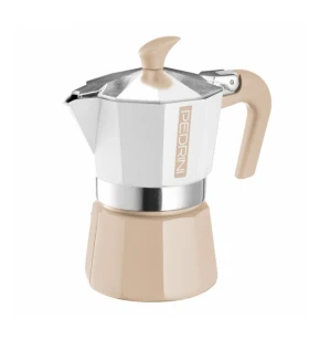 Καφετιέρα / Μπρίκι Espresso 6 φλ. Pedrini MyMoka 02CF169 - Μπεζ / Κρεμ