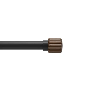 Umbra Evie Pin-Point Επεκτεινόμενο Κουρτινόξυλο 107-305εκ. Black/Walnut (1024268-048)