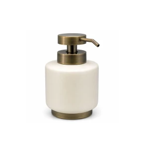 Dispenser Μπεζ με Χρυσή Αντικέ Αντλία 9,5x12,7εκ. Ankor 854356