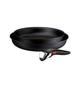 Σετ Τηγάνια Tefal Ingenio Excellence Fusion P00590 (24 & 28cm) με Αποσπώμενη Λαβή - 3 Τεμάχια