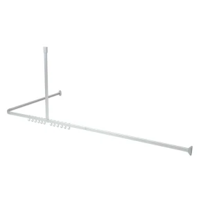 Sealskin Easy Roll Σετ Βραχίονα Κουρτίνας Μπάνιου Ματ Αλουμίνιο (Κωδ. 5276623005)