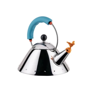 Βραστήρας Alessi 9093/1 LAZ Inox 1L (Γαλάζιο / Πορτοκαλί)