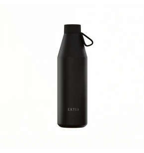 Θερμός Ανοξείδωτο Estia Flow Save The Aegean Μαύρο Ματ 800ml 01-43148