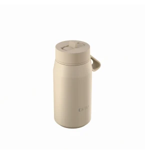 Estia Θερμός με Καλαμάκι Pulse Save The Aegean Beige 360ml (01-42707)