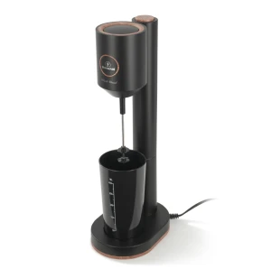 Φραπιέρα Επιτραπέζια Human HU-567 με Ποτήρι 500ml 110W Black Wood