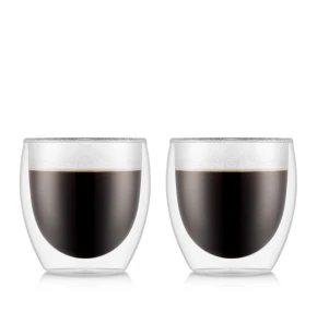 Σετ 2 Ποτήρια Διπλού Τοιχώματος Bodum Pavina 4558-10 250ml