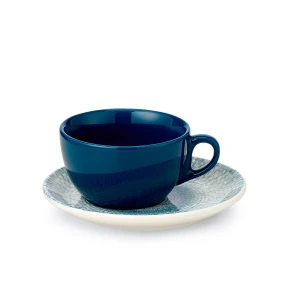 Φλιτζάνι Cappuccino 230ml με Πιατάκι Cryspo Trio Capri 47.140.16