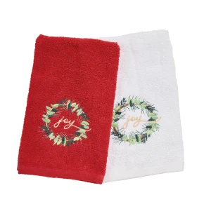 DAS HOME CHRISTMAS ΠΟΤΗΡΟΠΑΝΑ ΣΕΤ 2ΤΜΧ 30X50 0906 RED, WHITE