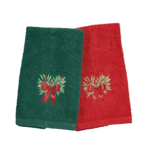 DAS HOME CHRISTMAS ΠΟΤΗΡΟΠΑΝΑ ΣΕΤ 2ΤΜΧ 30X50 0908 GREEN, RED