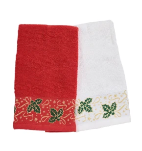 DAS HOME CHRISTMAS ΠΟΤΗΡΟΠΑΝΑ ΣΕΤ 2ΤΜΧ 30X50 0909 RED, WHITE