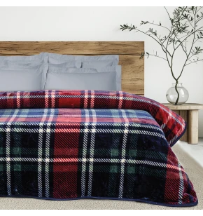 DAS HOME ΚΟΥΒΕΡΤΑ VELOUR ΥΠΕΡΔΙΠΛΗ 1385 MULTICOLOR
