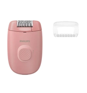 Philips Satinelle Essential BRE227/00 Αποτριχωτική Μηχανή με Καλώδιο - Ροζ