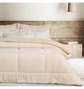 DAS HOME ΚΟΥΒΕΡΤΟΠΑΠΛΩΜΑ SHERPA ΥΠΕΡΔΙΠΛΟ 1394 BEIGE