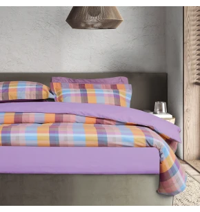 DAS HOME ΣΕΤ ΣΕΝΤΟΝΙΑ ΥΠΕΡΔΙΠΛΑ ΜΕ ΛΑΣΤΙΧΟ CASUAL 5456 MULTICOLOR