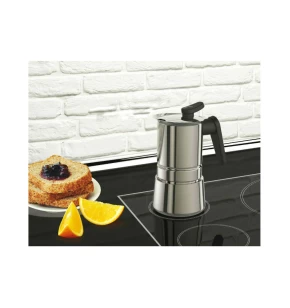 Ανοξείδωτο μπρίκι espresso 4 φλ. Pedrini Steelmoka 02CF037