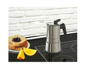 Ανοξείδωτο μπρίκι espresso 4 φλ. Pedrini Steelmoka 02CF037