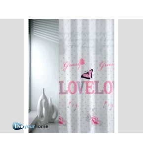 Υφασμάτινη κουρτίνα μπάνιου Joy Love