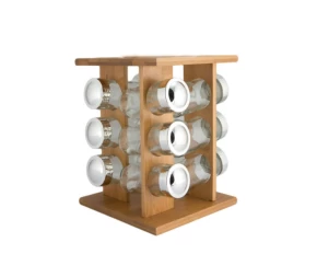 Σετ μπαχαρικών 12 τμχ σε βάση Bamboo Marva 604008