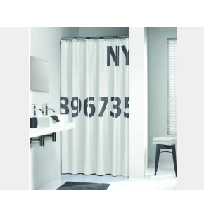 Υφασμάτινη κουρτίνα μπάνιου 180 x 200 εκ. Sealskin Digits Grey
