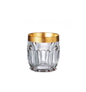 Κρυστάλλινο ποτήρι ουίσκυ Bohemia Safari Gold