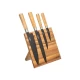 Σετ 4 μαχαίρια σε μαγνητική ξύλινη βάση 5Five 151493