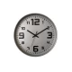Ρολόι τοίχου πλαστικό Oriana Ferelli Z-1207-B Φ29,3cm γκρι με μαύρους αριθμούς