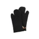 Ζευγάρι από μαύρα γάντια κουζίνας Finesse CHEF BBQ από ενισχυμένο καμβά.