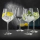 Κρυστάλλινα ποτήρια Gin Tonic Nachtmann Noblesse, 4 ποτήρια με διαφορετικά κοκτέιλ.