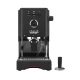 Gaggia Classic Up Black manual espresso machine με μανόμετρο οθόνη TFT και επαγγελματικό πατητήρι.