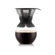 Η καφετιέρα εκχύλισης Bodum Pour Over 1L γεμάτη με φρέσκο καφέ φίλτρου.