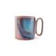 Ροζ κεραμική κούπα Salt&Pepper Rainbow Paint με ανάγλυφη υφή και καλλιτεχνικό εφέ πινελιάς.