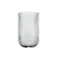 Ποτήρι σωλήνα Cryspo Trio Noris Clear 410 ml με ανάγλυφο κάθετο σχέδιο