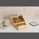 Ψωμιέρα 5five Bambou Cuisine με συρόμενο άνοιγμα και πρακτικό συρτάρι