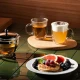 Πρωινό σερβίρισμα με κούπες Bodum Bistro, τσάι και καφέ με αφρόγαλα.